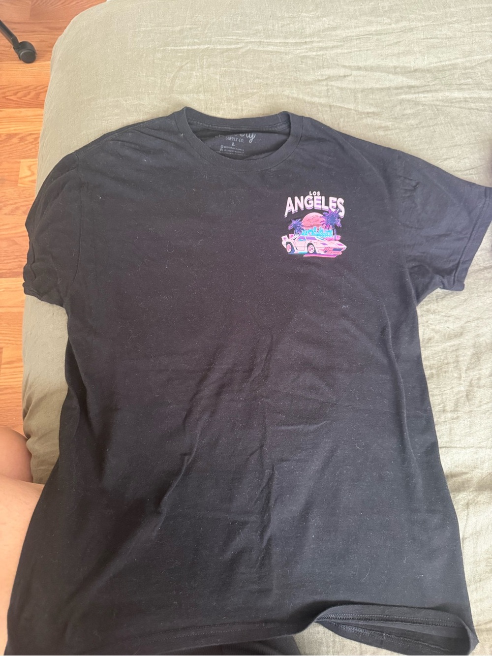 Los Angeles Graphic Short-Sleeve Tee - Black